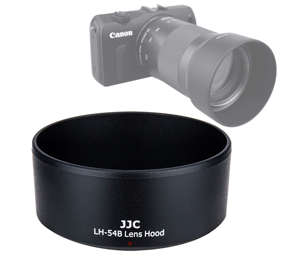 JJC LH-54B Dedicated Bayonet Lense Hood, Compatible with Canon EF-M 55-200mm f/4.5-6.3 IS STM Lens, 55 200mm STM Lens Hood, Cannon 55 200mm Hood, replacement of ET-54B Lens Hood
