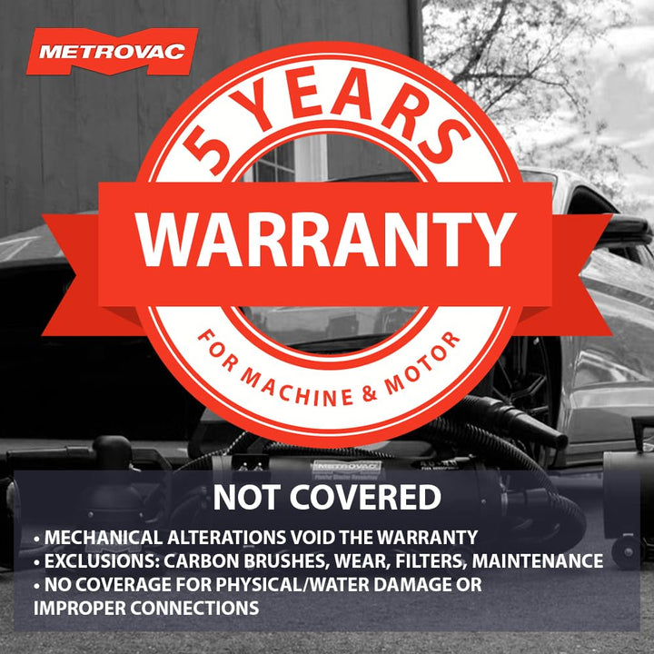 MB-3 Air Force Blaster Pet Dryer, Professional Blower, Efficient Cleaner, 4.0 Peak HP Twin Fan Motors 120V, 10 Ft Commercial Hose, 2 Speed