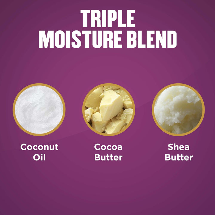Cocoa Butter Glow Daily Hydrating Lotion with Shea Butter, Cocoa Butter & Coconut Oil, Exfoliating Moisturizer for Dry Skin, 14 oz.