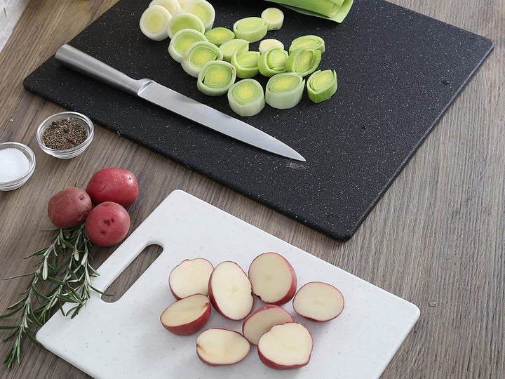Superboard Cutting Board with Handle, 11 by 14.5 inches, Midnight Granite Color