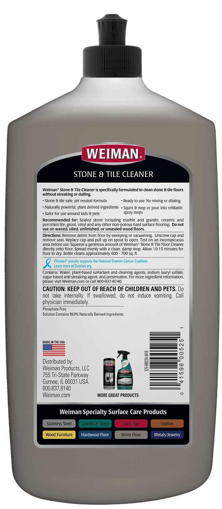 Stone Tile and Laminate Cleaner - 32 Ounce 2 Pack