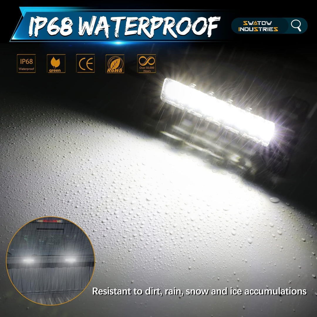 Truck Bed Lights, LED Truck Bed Lights Rear Cargo Lights Pickup Truck Accessories Trunk Lights for Pickup Truck RV SUV Vans Car Boats-4 Pods