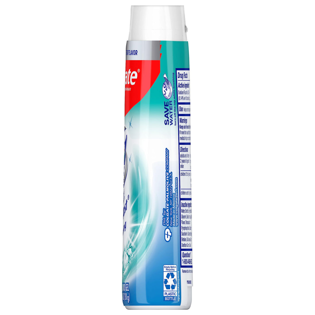 2-in-1 Whitening Toothpaste Gel and Mouthwash, Icy Blast - 4.6 ounce