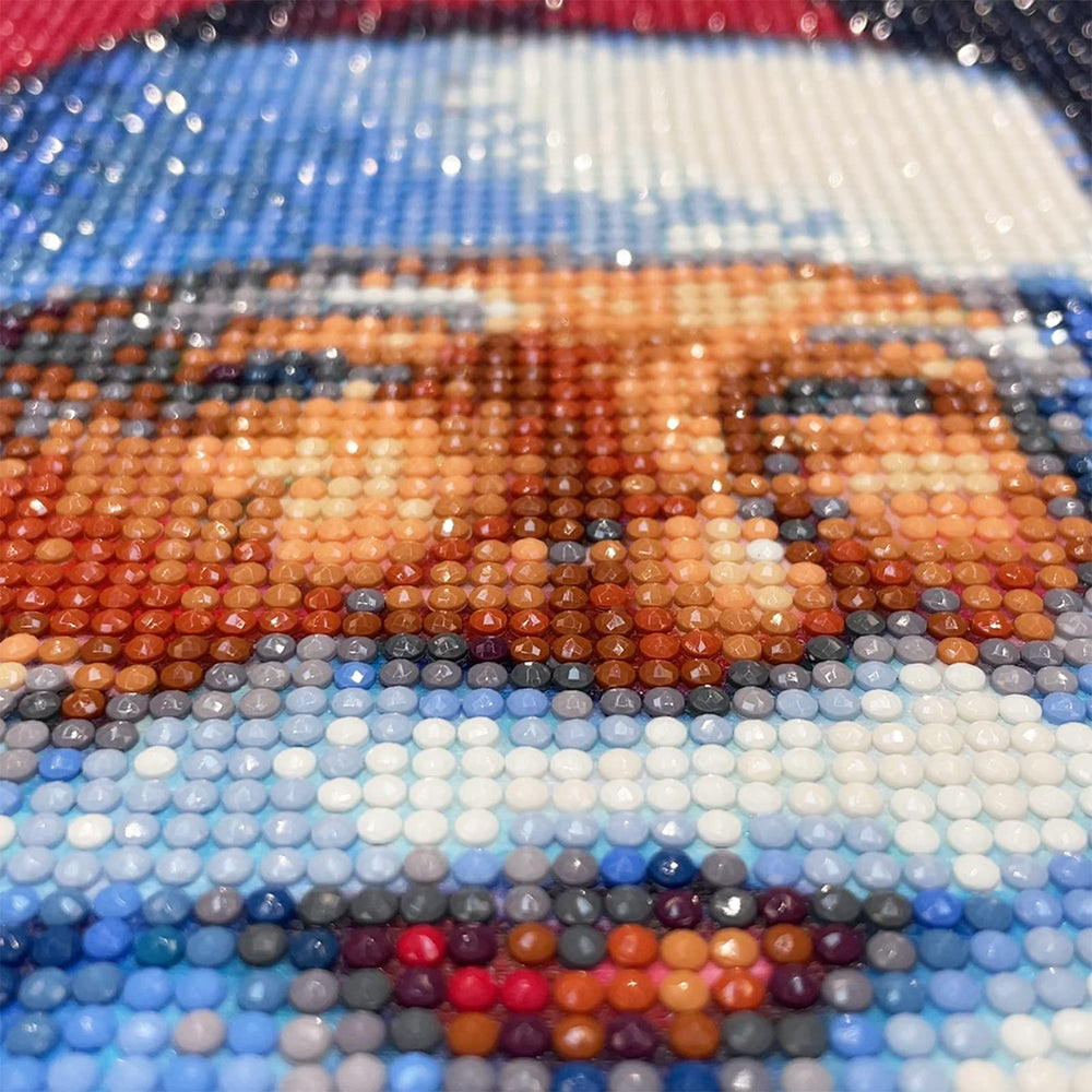 Christmas Diamond Art Painting Kit, Santa Claus Diamond Art Painting Kits for Adults Adults, Round Diamond Dots Art Painting Kits, Full Drill Diamond Art Painting 12x16 Inch/30x40cm