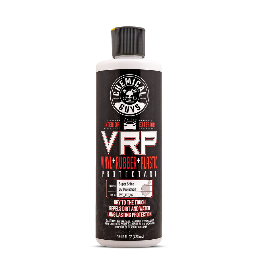 TVD_107_16 VRP Vinyl, Rubber and Plastic Non-Greasy Dry-to-the-Touch Long Lasting Super Shine Dressing for Tires, Trim and More, Safe for Cars, Trucks, SUVs, RVs & More, 16 fl oz