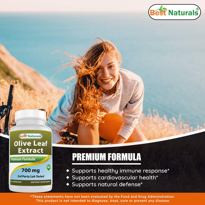 2 Pack Olive Leaf Extract 700mg 90 Capsules (Total 180 Capsules)