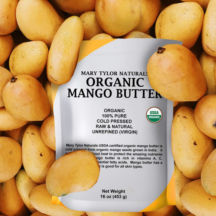 Organic Cocoa Butter 1 lb — USDA Certified Raw Unrefined, Non-Deodorized, Rich In Antioxidants — for DIY Recipes, Lip Balms, Lotions, Creams, Stretch Marks
