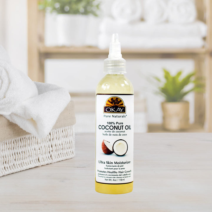 100% Oil for Hair and Skin, Coconut, 4 Ounce