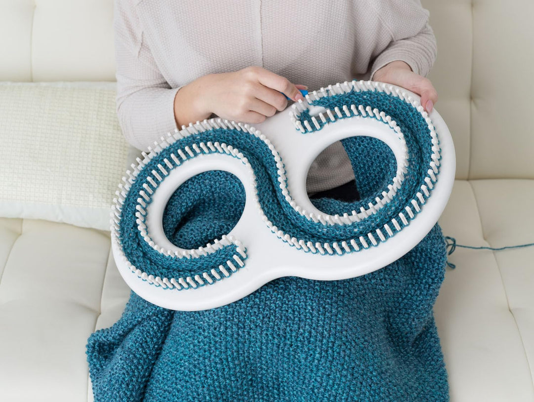 Afghan Knitting Loom for Blankets, Loom Knitting Blankets, S Shaped Loom
