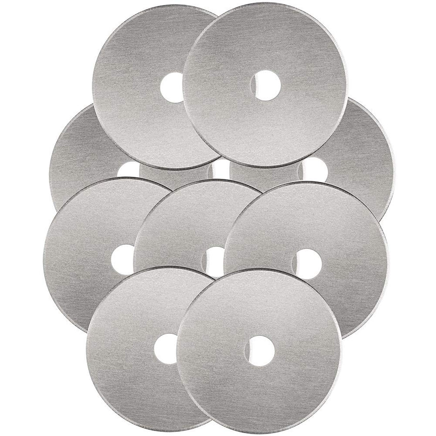 Rotary Cutter Blades 45mm 10 Pack , Fits Fiskars, Olfa, Martelli, Dremel, Truecut, DAFA Rotary Cutter Replacement for Quilting Scrapbooking Sewing Arts &Crafts, Sharp and Durable