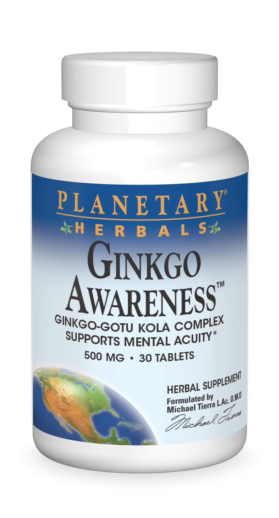Ginkgo Awareness Tablets, 30 Count