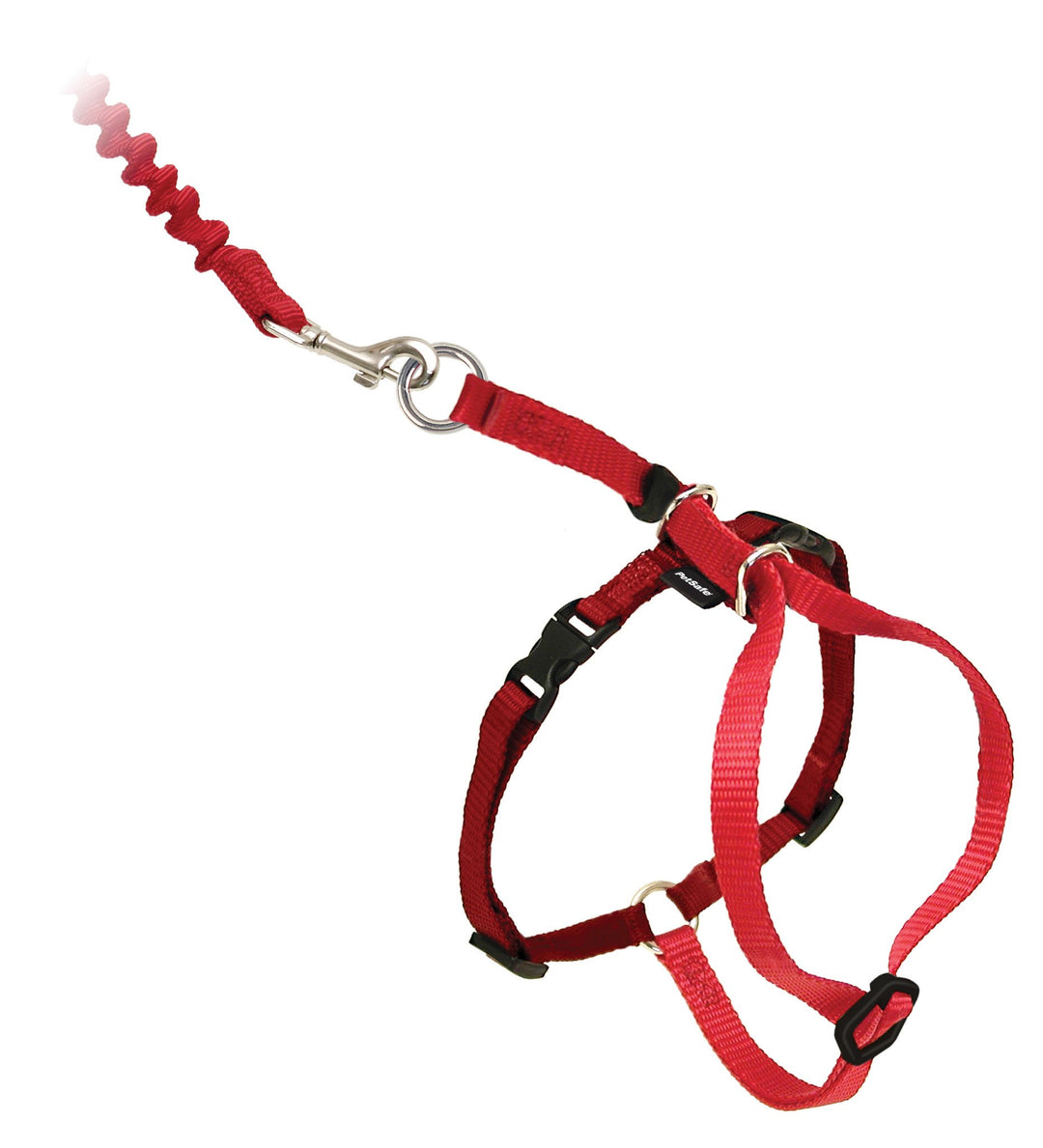 Come with Me Kitty Harness and Bungee Leash, Large, Red