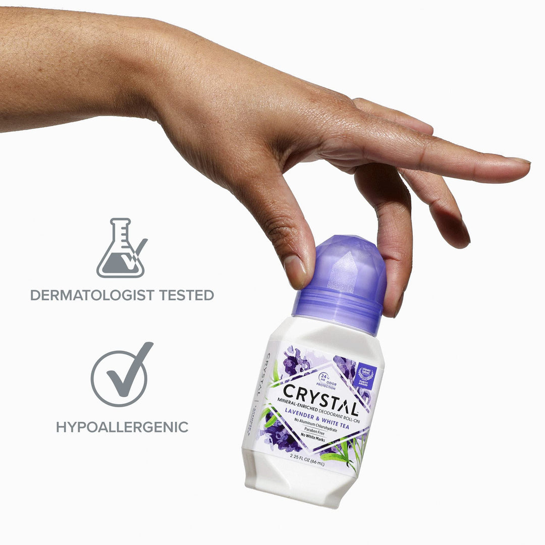 Deodorant Roll on Mineral 2.25 Oz, Lavender, Unisex