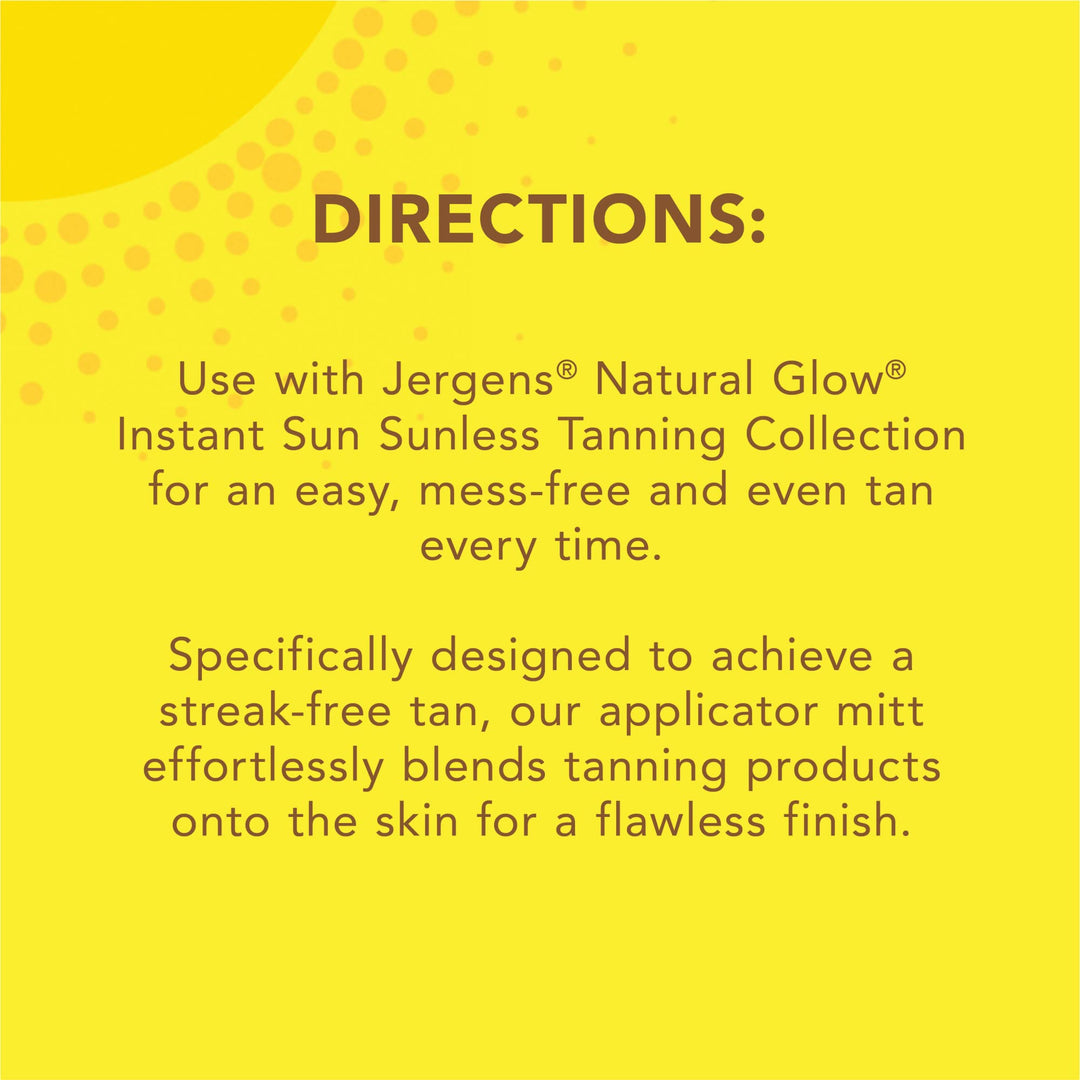 Natural Glow Body Applicator Mitt, Flawless, Streak-free Tanning Blender Glove, Reusable Tanning Mitt Protects Hands