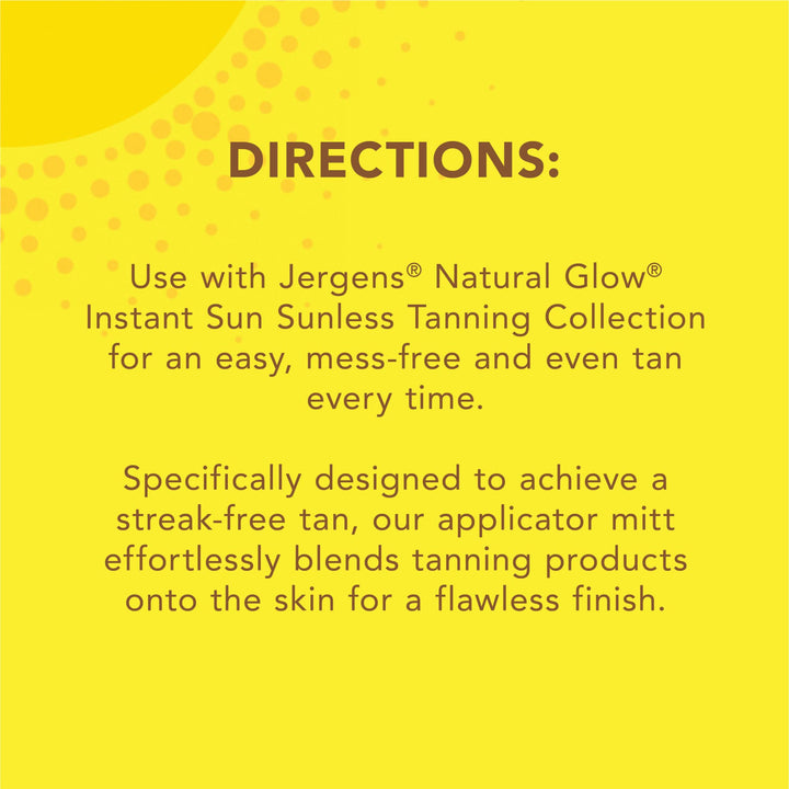 Natural Glow Body Applicator Mitt, Flawless, Streak-free Tanning Blender Glove, Reusable Tanning Mitt Protects Hands