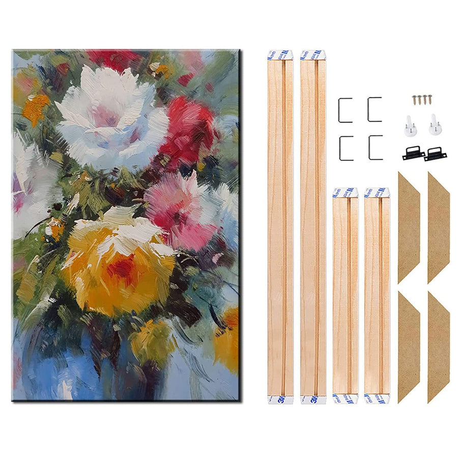 Canvas Wood Stretcher Bars Painting Wooden Frames for Gallery Wrap Oil Painting Posters, Modern Life Accessory, 16x20/40.6x50.8cm