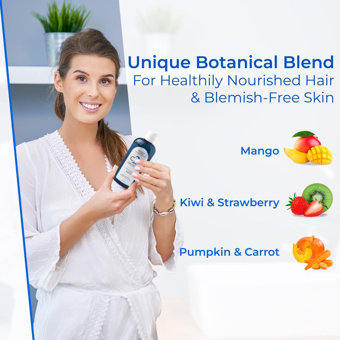 Non-Comedogenic Clear 2 Perfection Shampoo - Sulfate & Paraben-Free for Clear, Healthy Skin & Hair - Esthetician Formulated