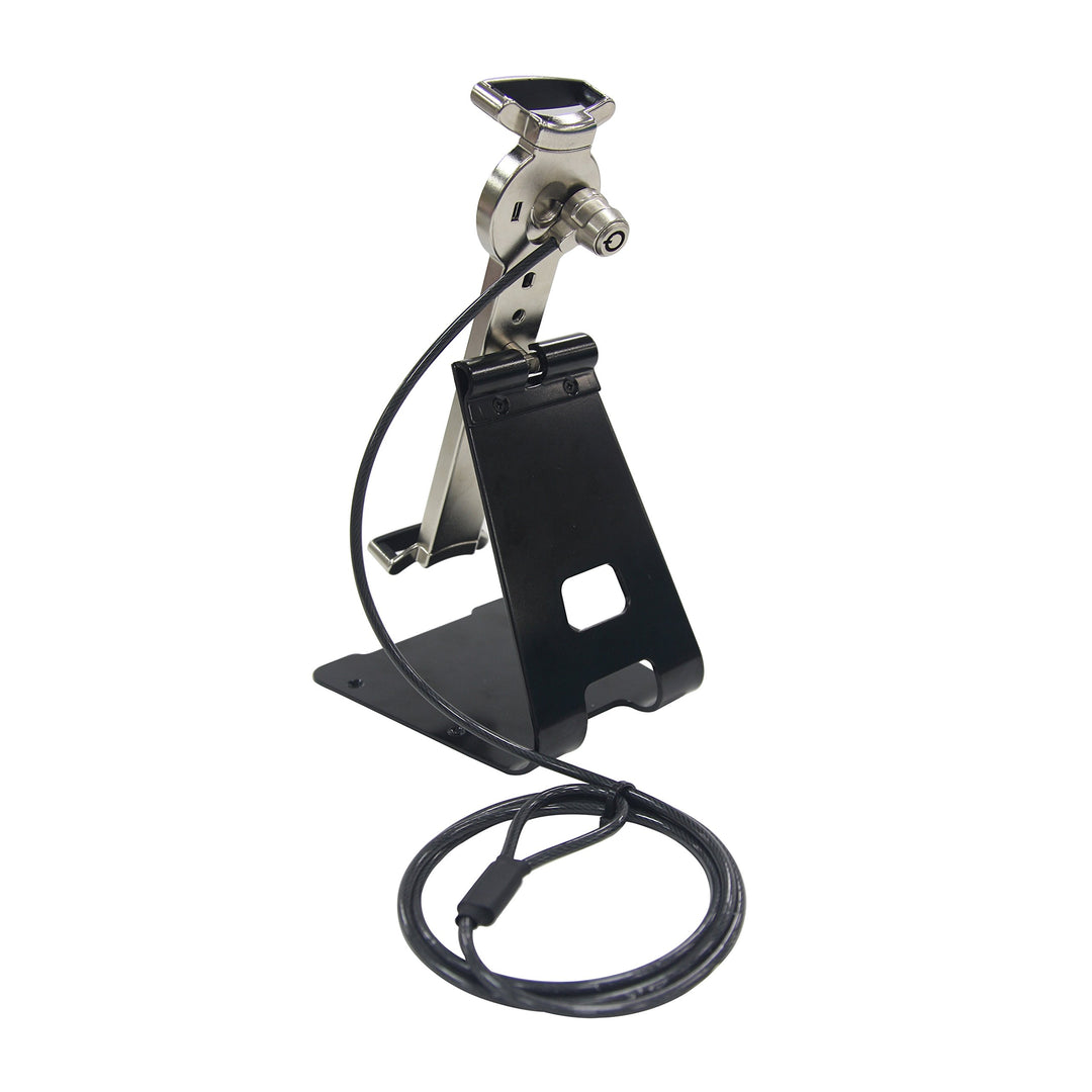 Universal Tablet Holder - CTA Universal Anti-Theft Security Grip Holder with Metal Stand for Tablets iPad 10.2 (7th/ 8th/ 9th Generation), & Other 7–10 Tablets (PAD-UATGS)