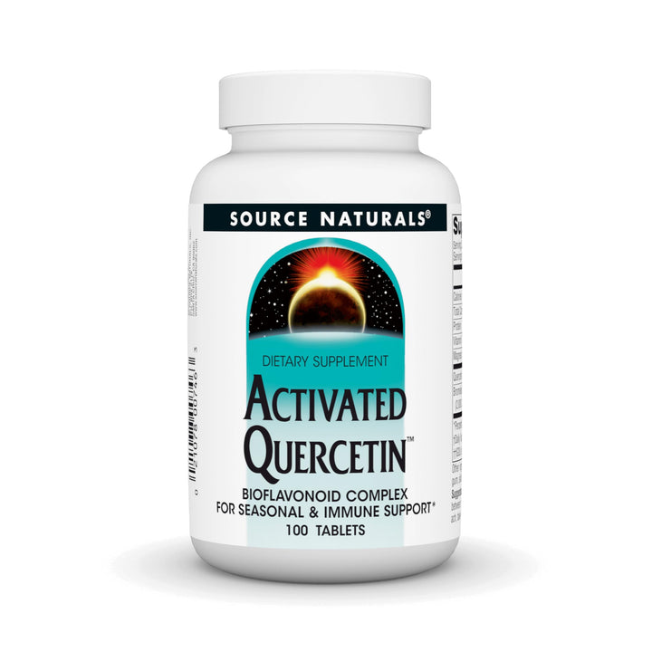 Activated Quercetin - Plant-Derived Bioflavonoid Complex - Seasonal & Immune Defense - 100 Vegetarian FriendlyTablets
