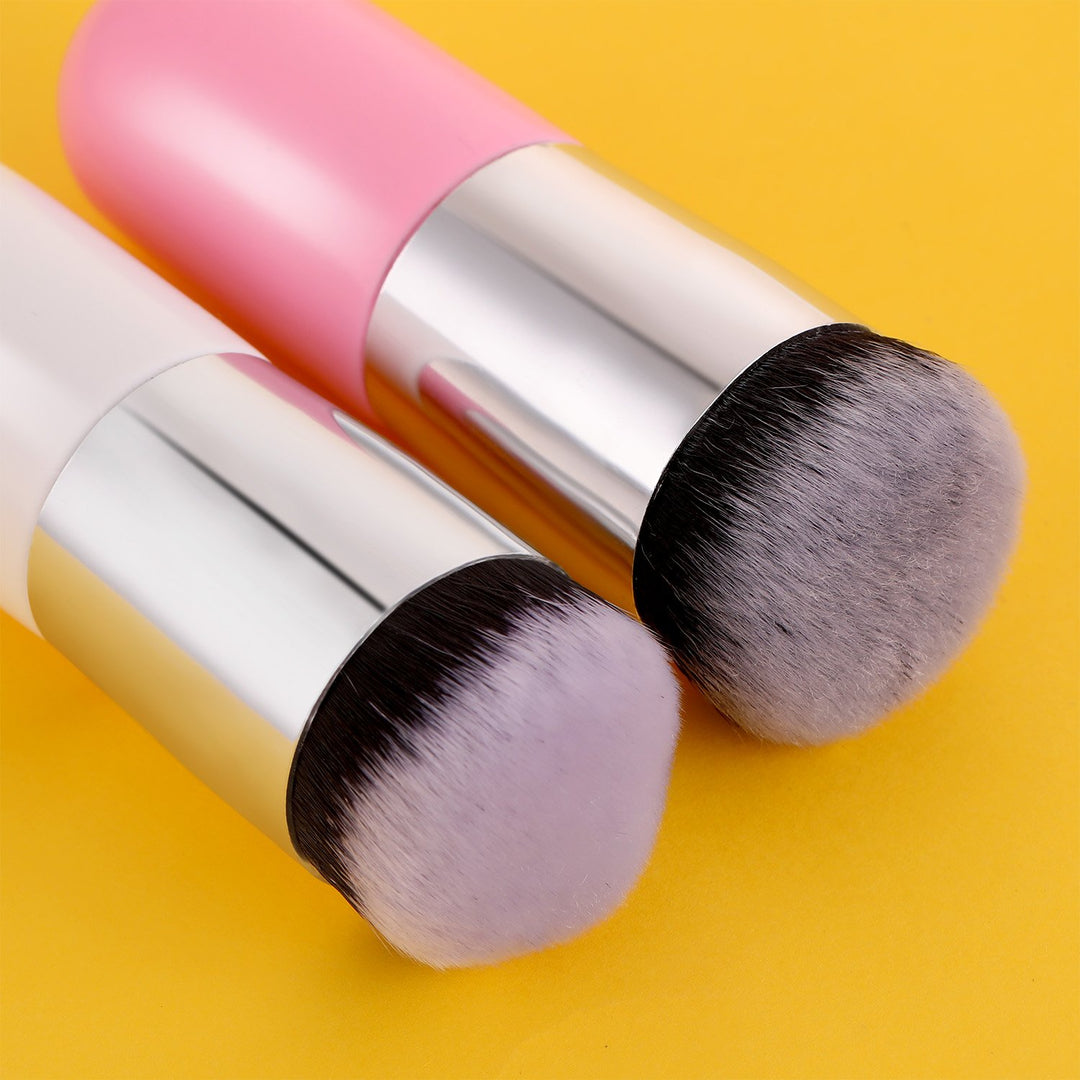 2 Pieces Foundation Brush Flat Cream Makeup Brushes Cosmetic Make-Up Brush