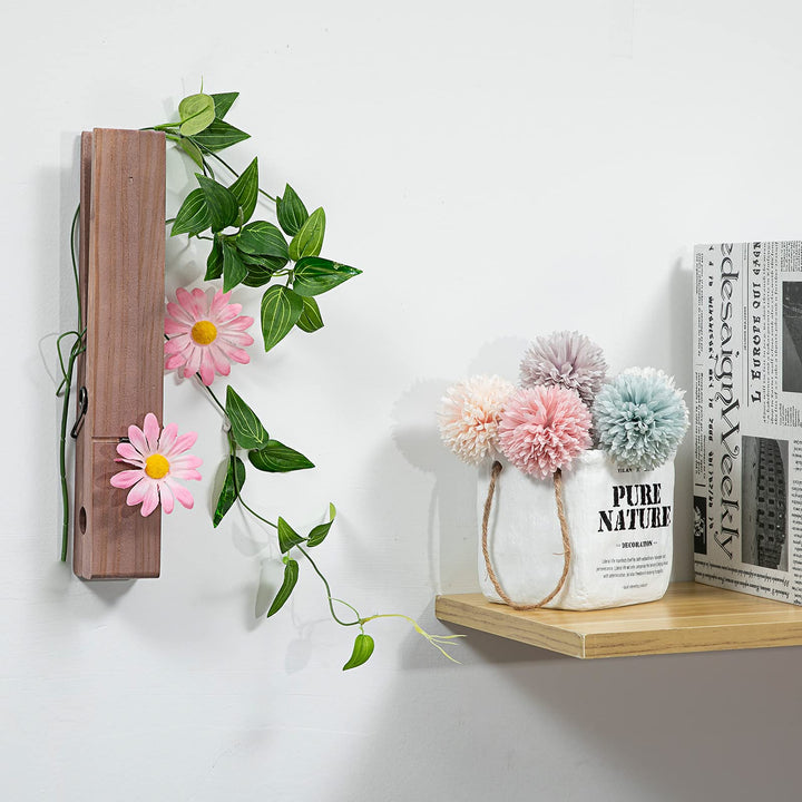 2 Pcs 12 Inch Jumbo Wooden Clothespins Large Clothespin Towel Holder Giant Wooden Clothes Pins Large Wooden Clothes Clips with Spring for DIY Craft Winter Farmhouse Bathroom Laundry Room(Light Color)