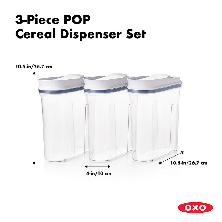 Good Grips 3-Piece POP Cereal Dispenser Set