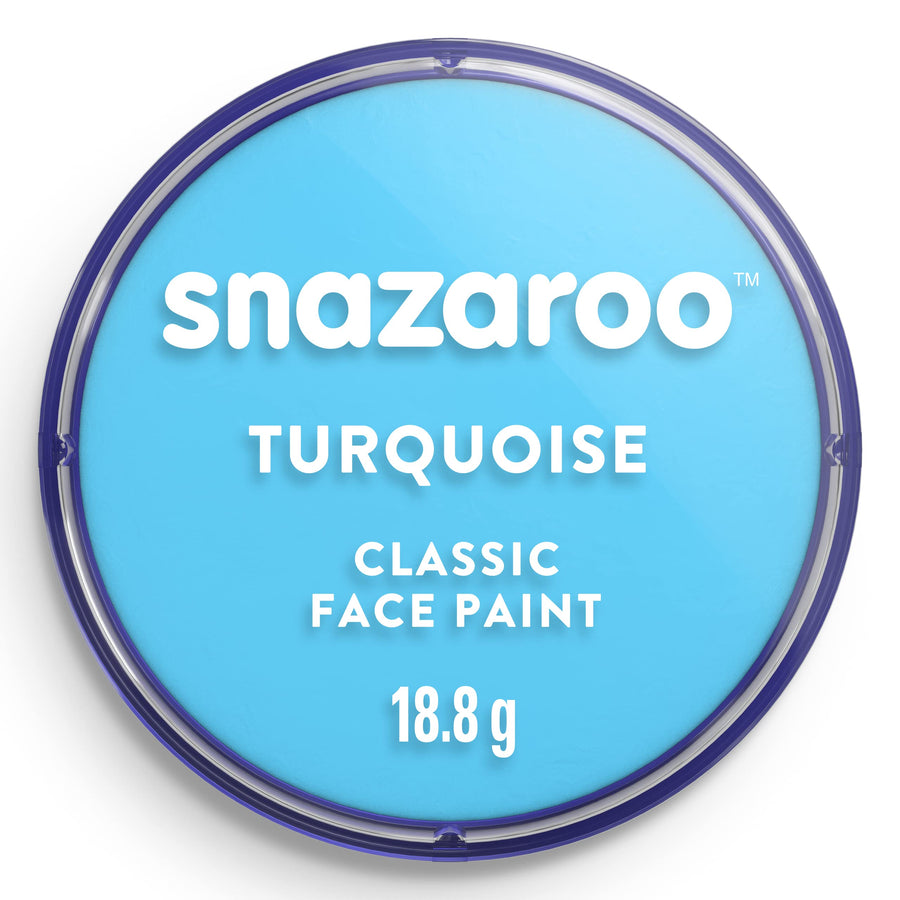 Classic Face and Body Paint, 18.8g (0.66-oz) Pot, Turquoise
