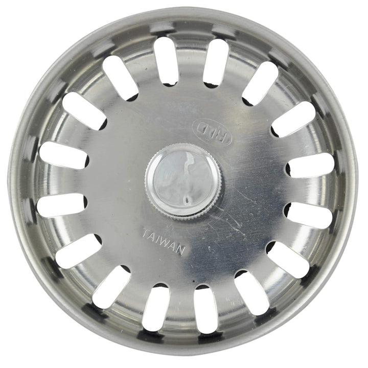 DANCO Kitchen Sink Basket Strainer Splash Guard with Stationary Post, Stainless Steel, 1-Pack (88275)