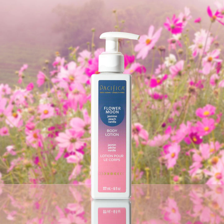 Beauty | Flower Moon Body and Hand Lotion | Lightweight, Hydrating |Nourishing Shea Butter + Sunflower Oil | Non-Greasy | Moisturizer for Dry Skin | Vegan + Cruelty Free