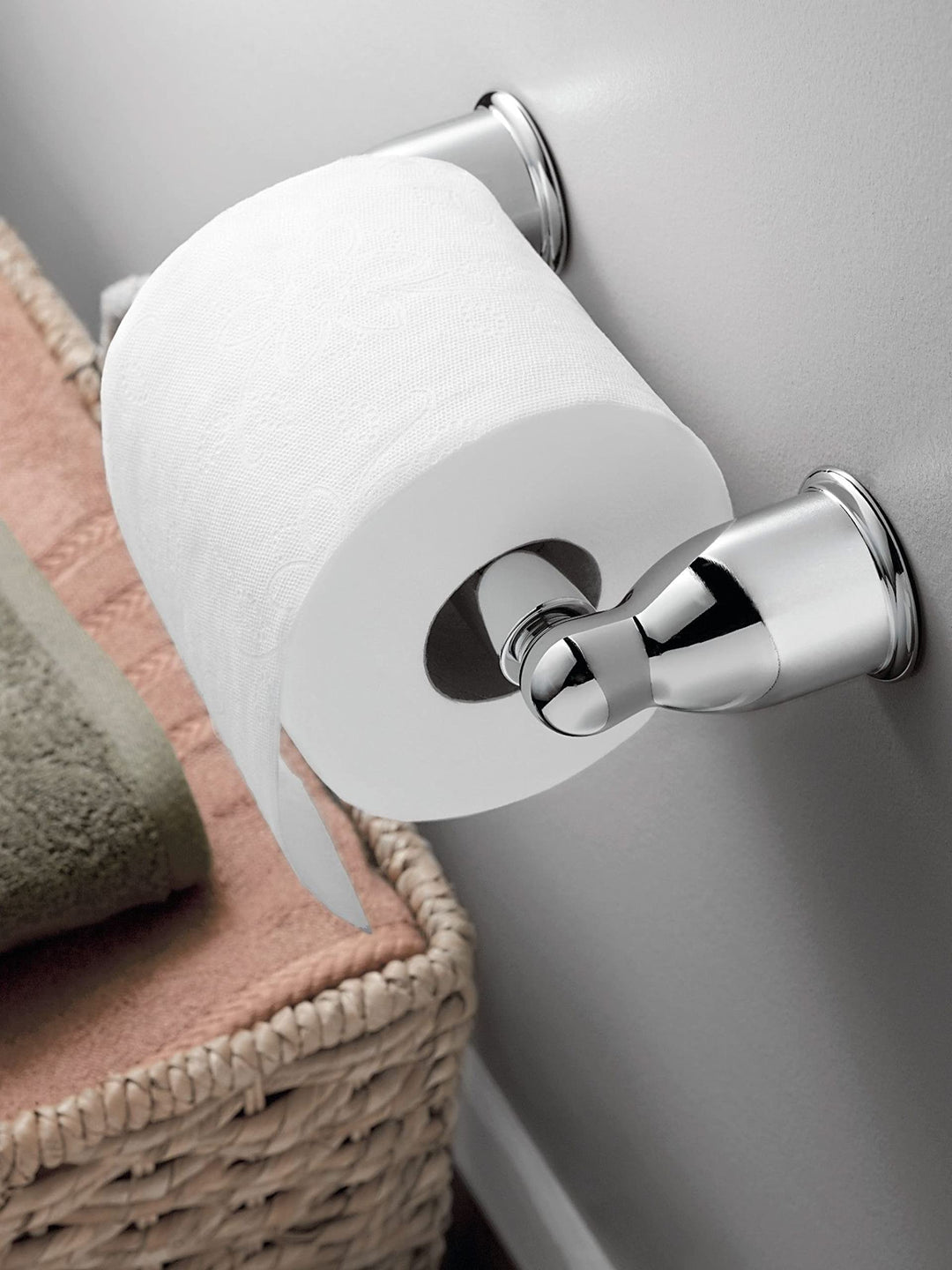 YB8099CH Mason Spring Loaded Toilet Paper Roller, Pack of 1, Chrome