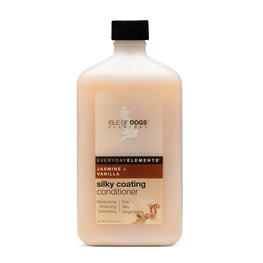 - Everyday Elements Silky Coating Conditioner For Dogs - Jasmine + Vanilla - Moisturizing Pet Conditioner With Aloe Leaf Juice For A Softer, Shinier Coat - 16.9 Oz, (711-16oz)