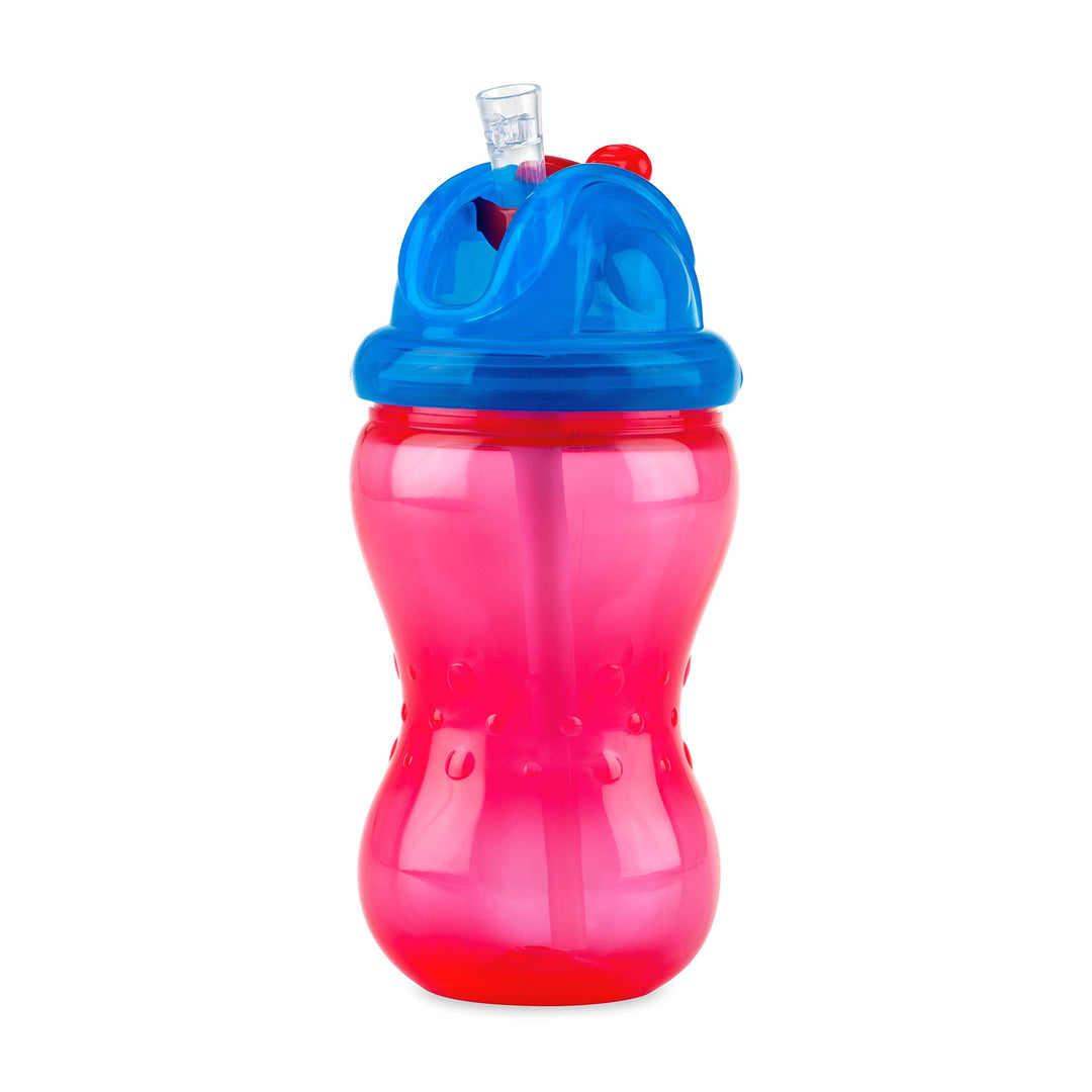 3 Pack Boy Mega Flip It Cup with Soft Flex Straw, 12 Oz