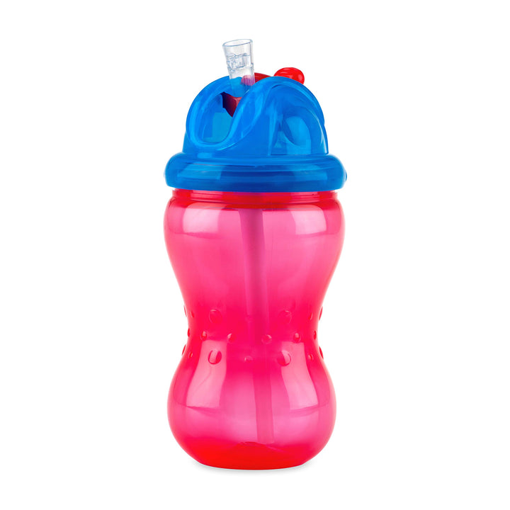 3 Pack Boy Mega Flip It Cup with Soft Flex Straw, 12 Oz