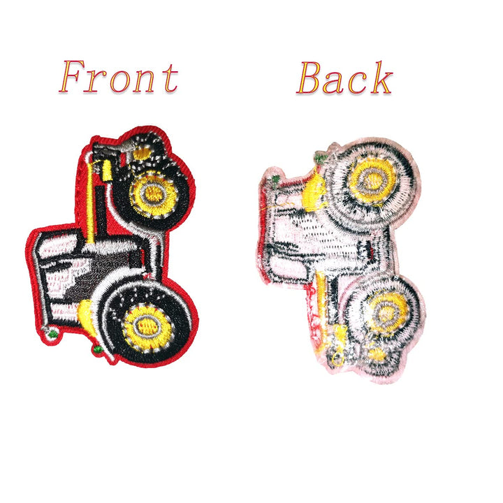 Cute Construction Vehicle Decoration Patches, DIY Car Patch Sets, Embroidery Stickers Sewing/Ironing Patches for Clothing, Jackets, Hat, Jeans, Backpacks-16pcs (Car)