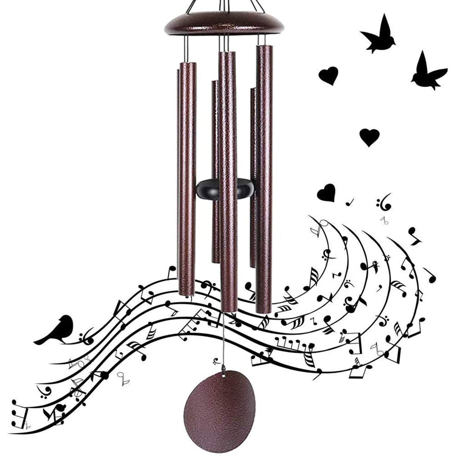 Large Wind Chimes, 36 Inch Sympathy Memorial Aluminum Deep Tone Wind Chimes for Loss of a Loved One Condolence Gift Garden Patio Outdoor Home Decoration