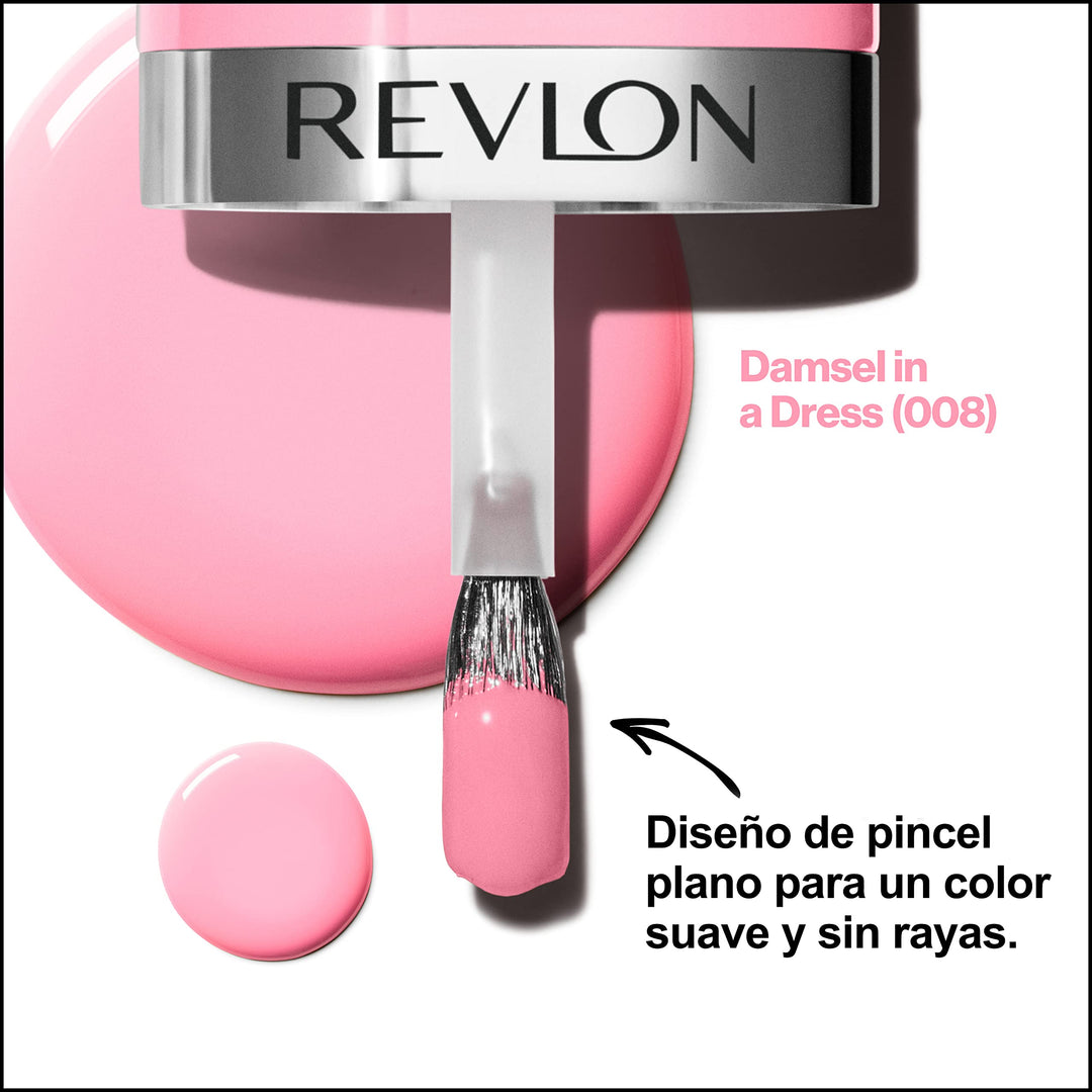 Ultra HD Snap Nail Colors, Natural Rich Glossy Nail Polish, 100% Vegan Formula, No Base and Top Coat Needed, 008 Damsel in a Dress, 0.27 fl. Oz.