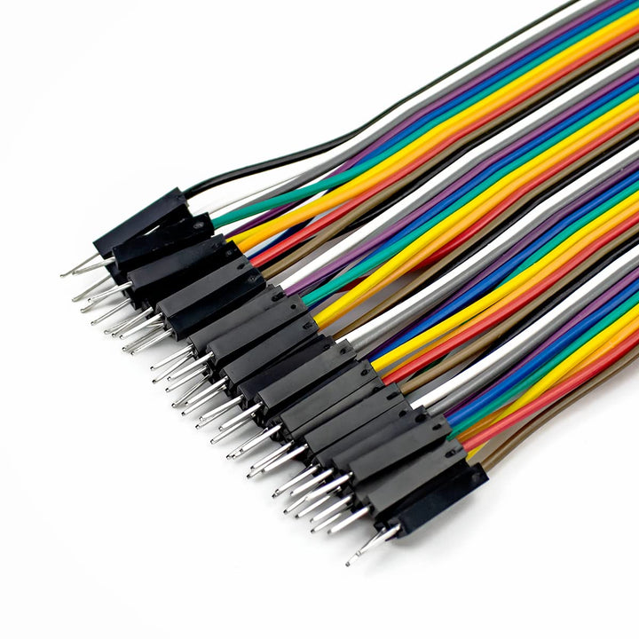 240pcs Dupont Wires 22AWG Breadboard Jumper Wires Cables Male to Female, Male to Male, Female to Female for Arduino Projects/Raspberry Pi(10cm/20cm)