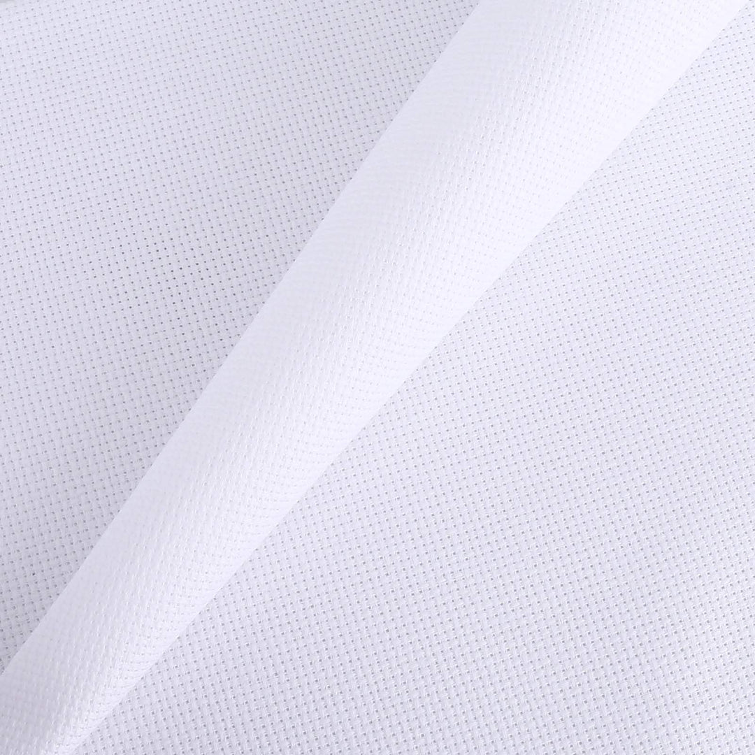 Aida Cloth 14 Count Cross Stitch Fabric,60×39inch (White)