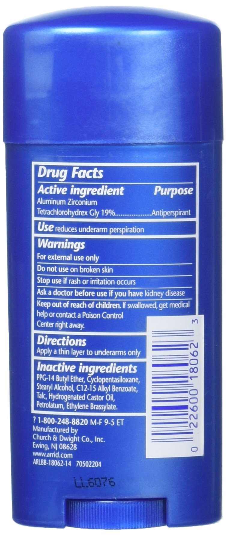 XX Solid Antiperspirant & Deodorant, Unscented - 2.7 oz