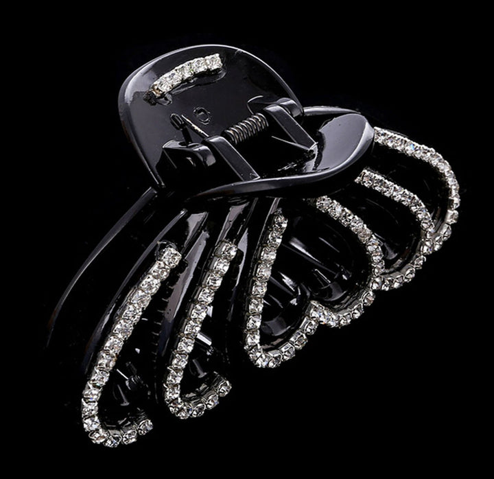 1PC Large Fancy Good Quality Rhinestones Claw Clip Elegant Style Jaw Clips For Women Lady GirlsThick Hair