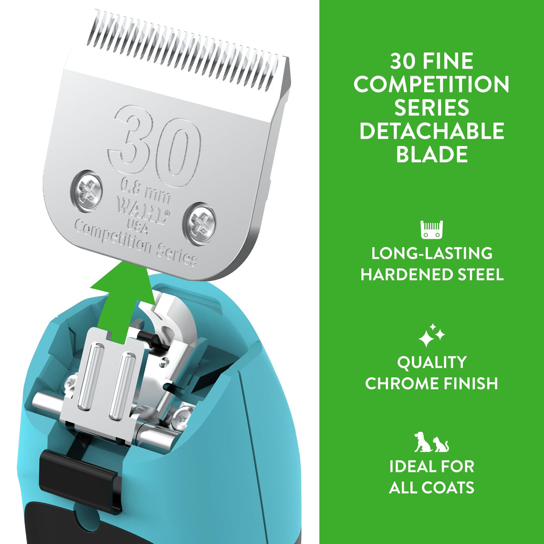 Professional Animal Competition Series Detachable Blade - 1/32-Inch Cut Length, 30# Fine (2355-100)