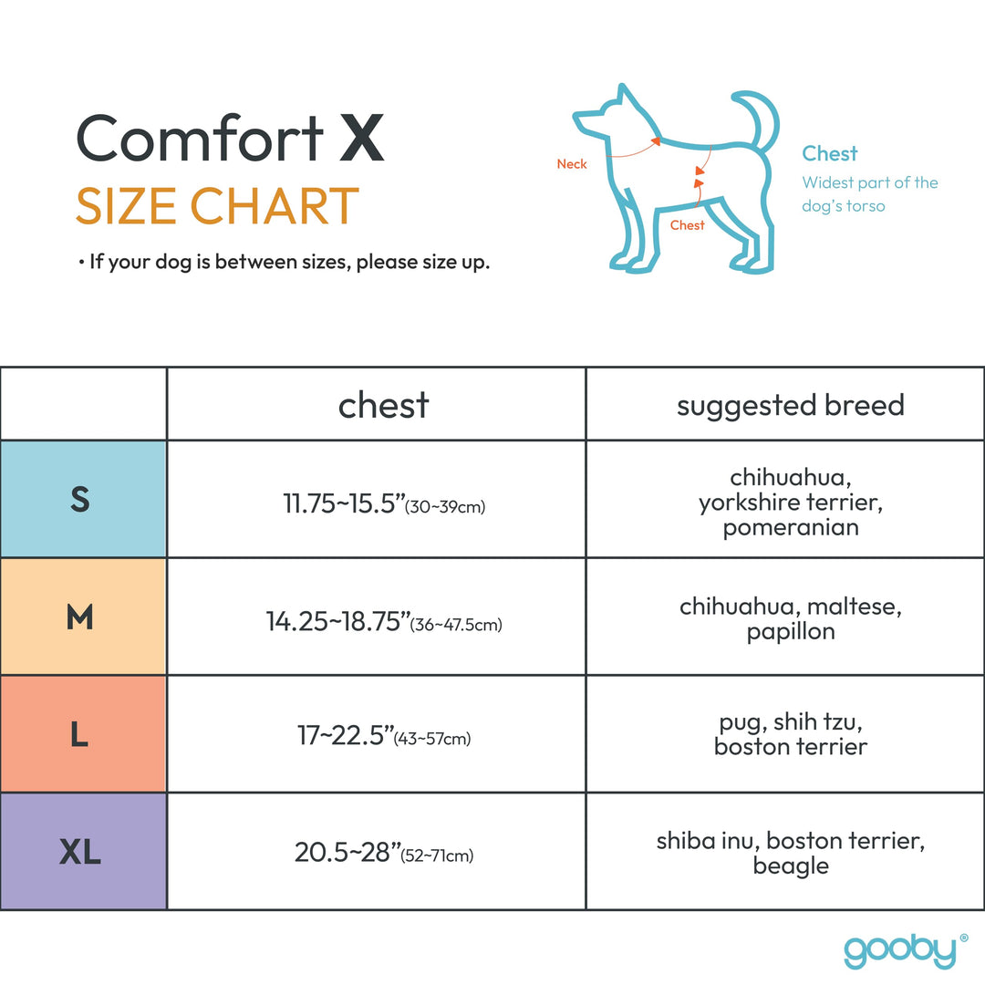 Comfort X Head In Harness - Black, Medium - No Pull Small Dog Harness Patented Choke-Free X Frame - Perfect on the Go Dog Harness for Medium Dogs No Pull or Small Dogs for Indoor and Outdoor Use