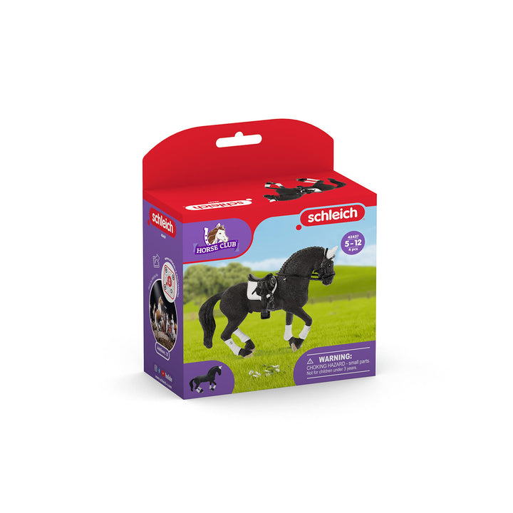 Horse Club, 3-Piece Playset, Horse Toys for Girls and Boys 5-12 years old Frisian Stallion Riding Tournament