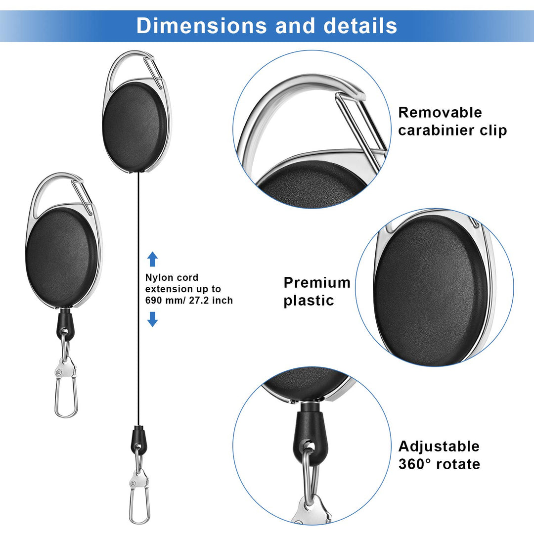 8 Pieces Fly Fishing Tools Accessories Include 4 in 1 Fly Line Clipper Black Knot Tyer Fishing Line Nipper Fishing Hook Remover Forcep Retractors Keychains and Fishing Lanyard for Anglers