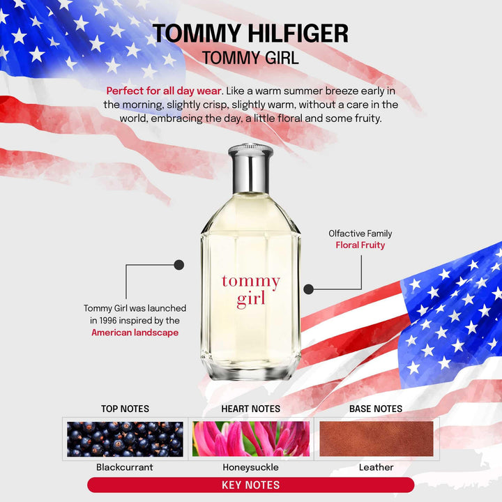 Tommy Girl Eau de Toilette Spray for Women, 3.4 Fl Oz