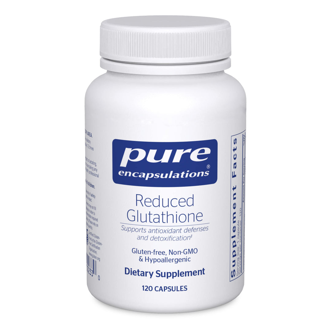 Reduced Glutathione | Hypoallergenic Antioxidant Supplement to Support Liver and Cell Health* | 120 Capsules