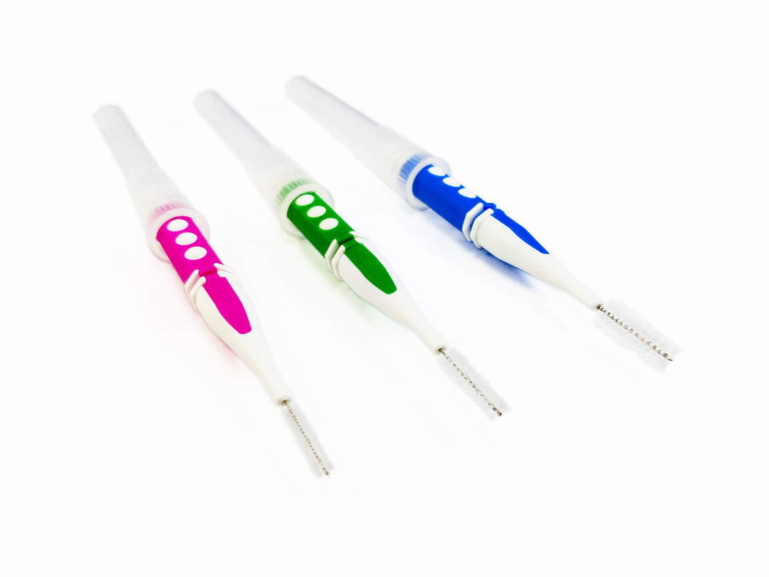 Made in Taiwan 30 pcs 2-Color Handle Interdental Brush (SSS), Great Value, No Easy Break Wire