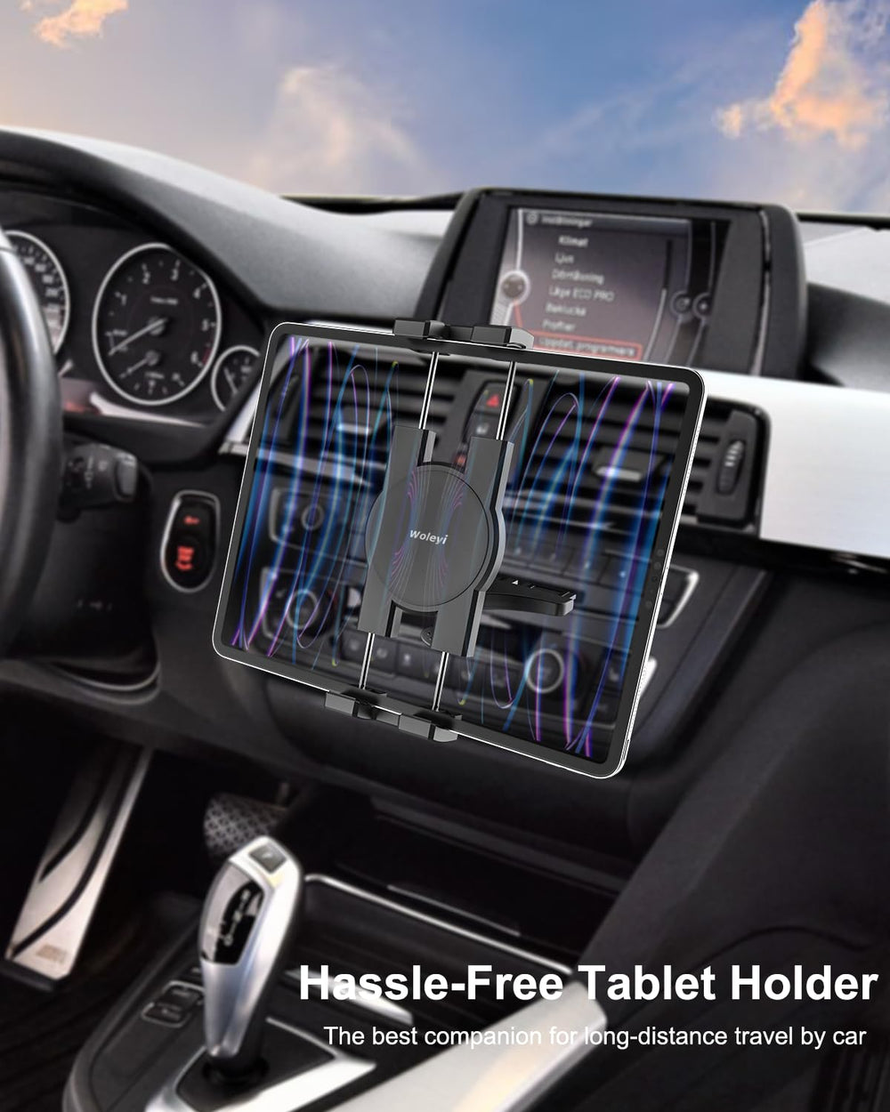 CD Slot Car Tablet Mount, 360° Rotatable CD Player Car Tablet & Phone Holder for iPad Pro 9.7, 11, 12.9 Air Mini 5 4 3 2, Samsung Galaxy Tabs, Switch, iPhone, More 4-13 Cell Phones and Tablets