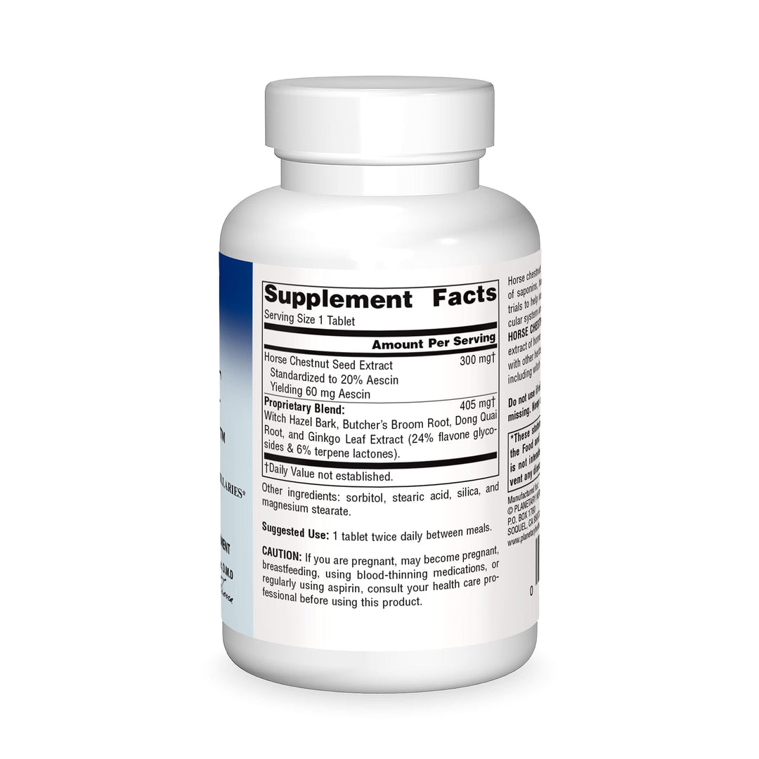Horse Chestnut Vein Strength 705mg, Supports The Integrity Of The Veins And Capillaries 90 capsules