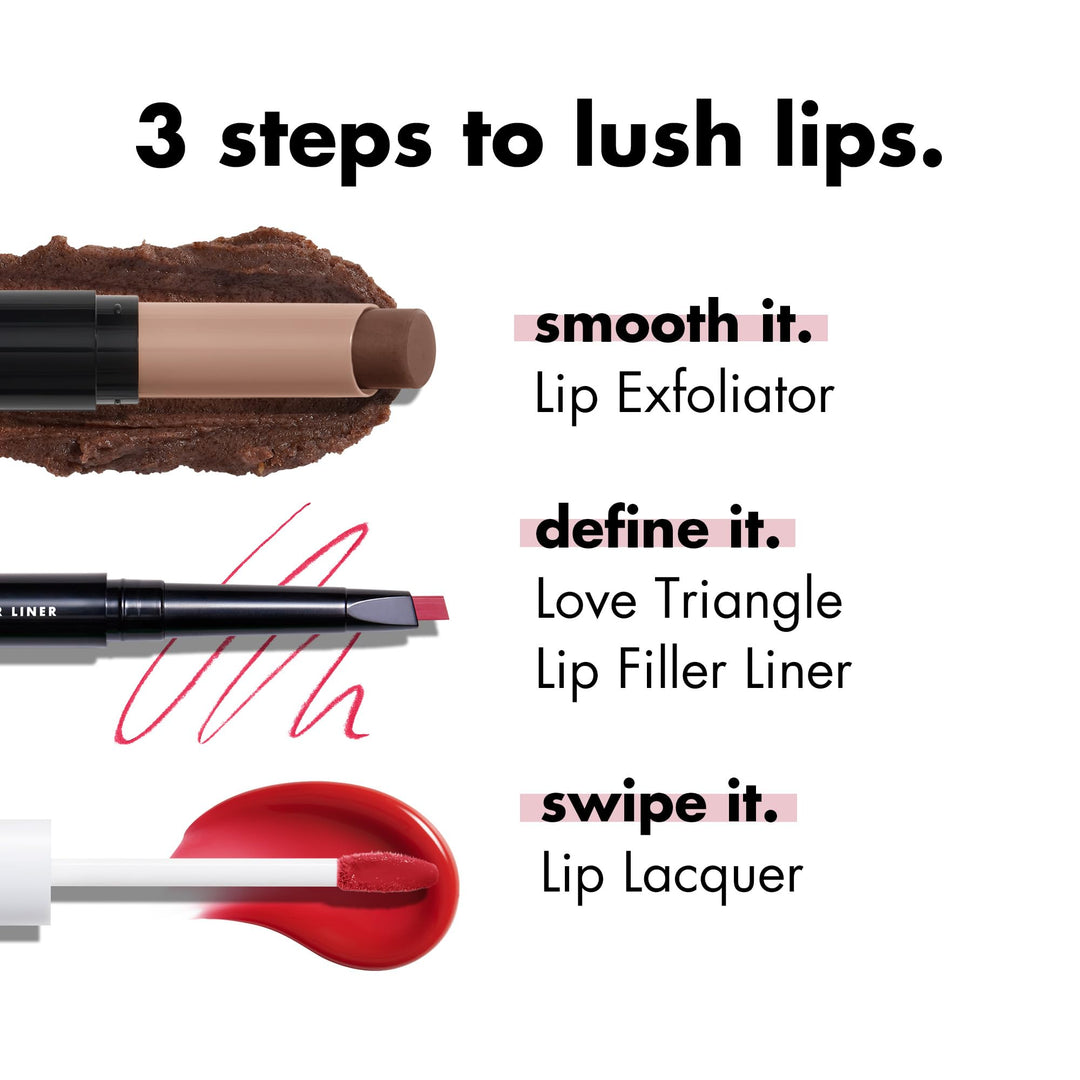 Lip Lacquer, Moisturizing, Shiny, Non-Sticky, Long Lasting, Provides Maximum Color, Glides On, Fantasy, 0.08 Fl Oz